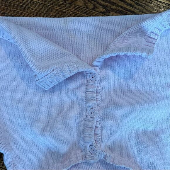 PHILOSOPHY DI LORENZO SERAFINI Off-The-Shoulder Cropped Cardigan - Picture 4 of 7